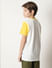 Boys White Colourblocked T-shirt_414172+4