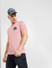 Pink Graphic Print Crew Neck T-shirt_412970+1