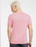 Pink Graphic Print Crew Neck T-shirt_412970+4