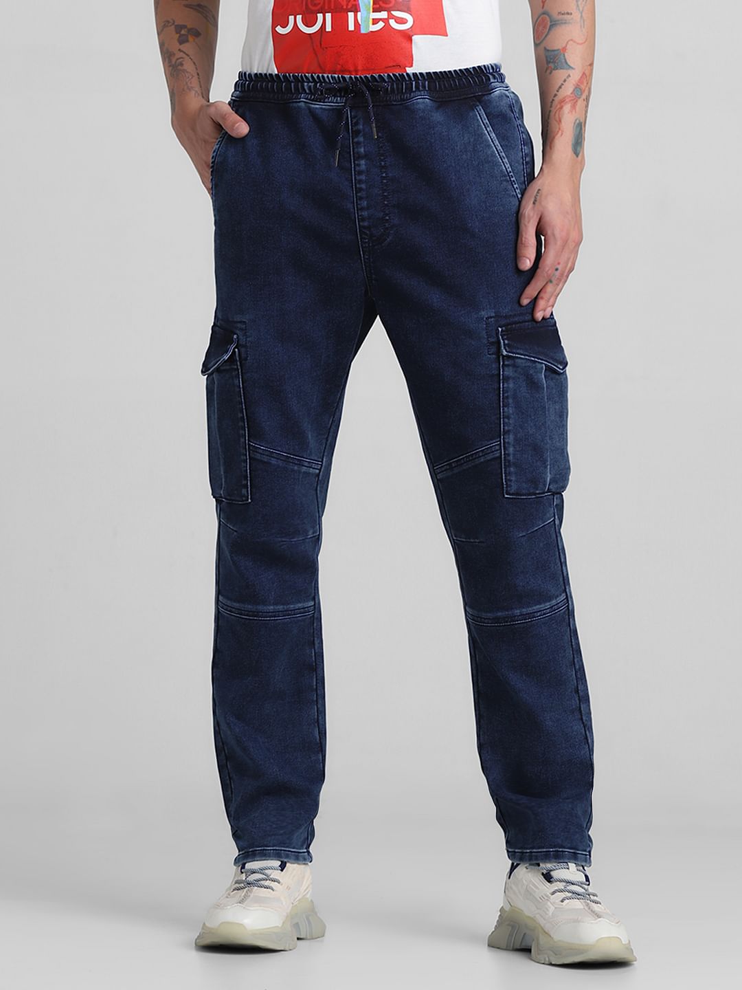 Jack and jones joggers jeans online