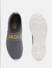 Ash Grey Knitted Slip On Sneakers_415455+5