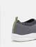 Ash Grey Knitted Slip On Sneakers_415455+8