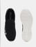Black Knitted Slip On Sneakers_415456+5