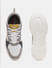 White Colourblocked Chunky Sneakers_415457+5