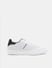 White PU Casual Sneakers_415460+2
