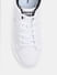White PU Casual Sneakers_415460+7