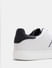 White PU Casual Sneakers_415460+8