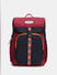 Red Colourblocked Backpack_415462+1