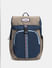 Brown Colourblocked Backpack_415463+1