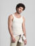 White Crew Neck Fashion Vest_411399+1