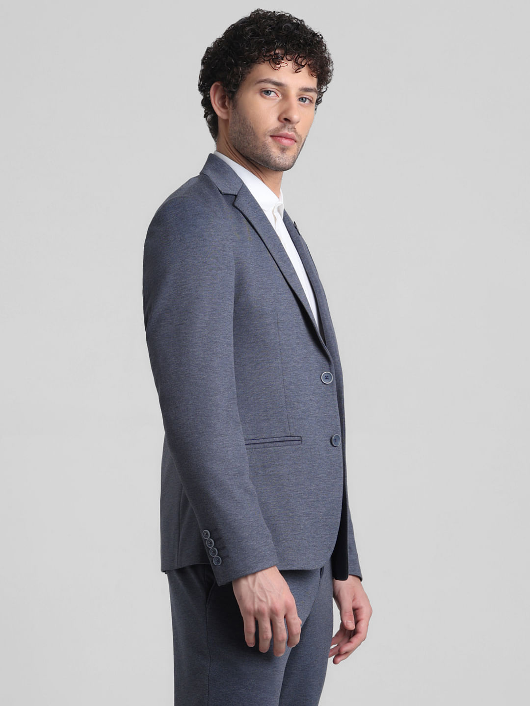 Black slim clearance fit blazer