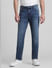 Blue Low Rise GLENN Slim Fit Jeans_411449+1