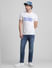 Blue Low Rise GLENN Slim Fit Jeans_411449+5