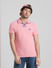Pink Cotton Polo T-shirt_411457+1