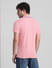 Pink Cotton Polo T-shirt_411457+4