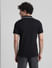 Black Cotton Polo T-shirt_411458+4