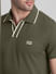Green Cotton Polo T-shirt_411459+5