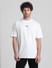 White Graphic Printed Oversized T-shirt_411463+2