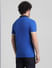 Blue Contrast Tipping Cotton Polo_411472+4