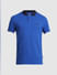 Blue Contrast Tipping Cotton Polo_411472+7