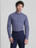 Blue Polka Dot Full Sleeves Shirt_411480+2
