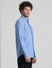 Blue Cotton Full Sleeves Shirt_411491+3