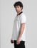 White Printed Short Sleeve Shirt_411494+3