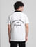 White Printed Short Sleeve Shirt_411494+4