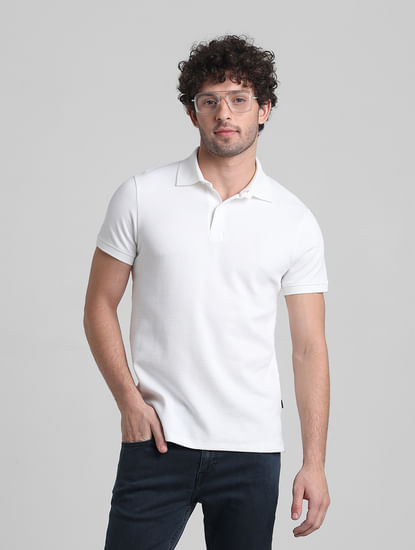 White Polo T-shirt