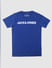 Boys Blue Logo Print Crew Neck T-shirt