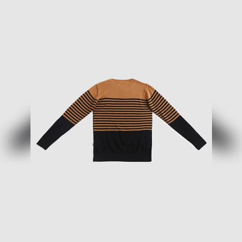 BESTSELLER CLOTHING Boys Brown Striped Pullover