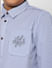 Boys Blue Printed Full Sleeves Shirt_393914+5