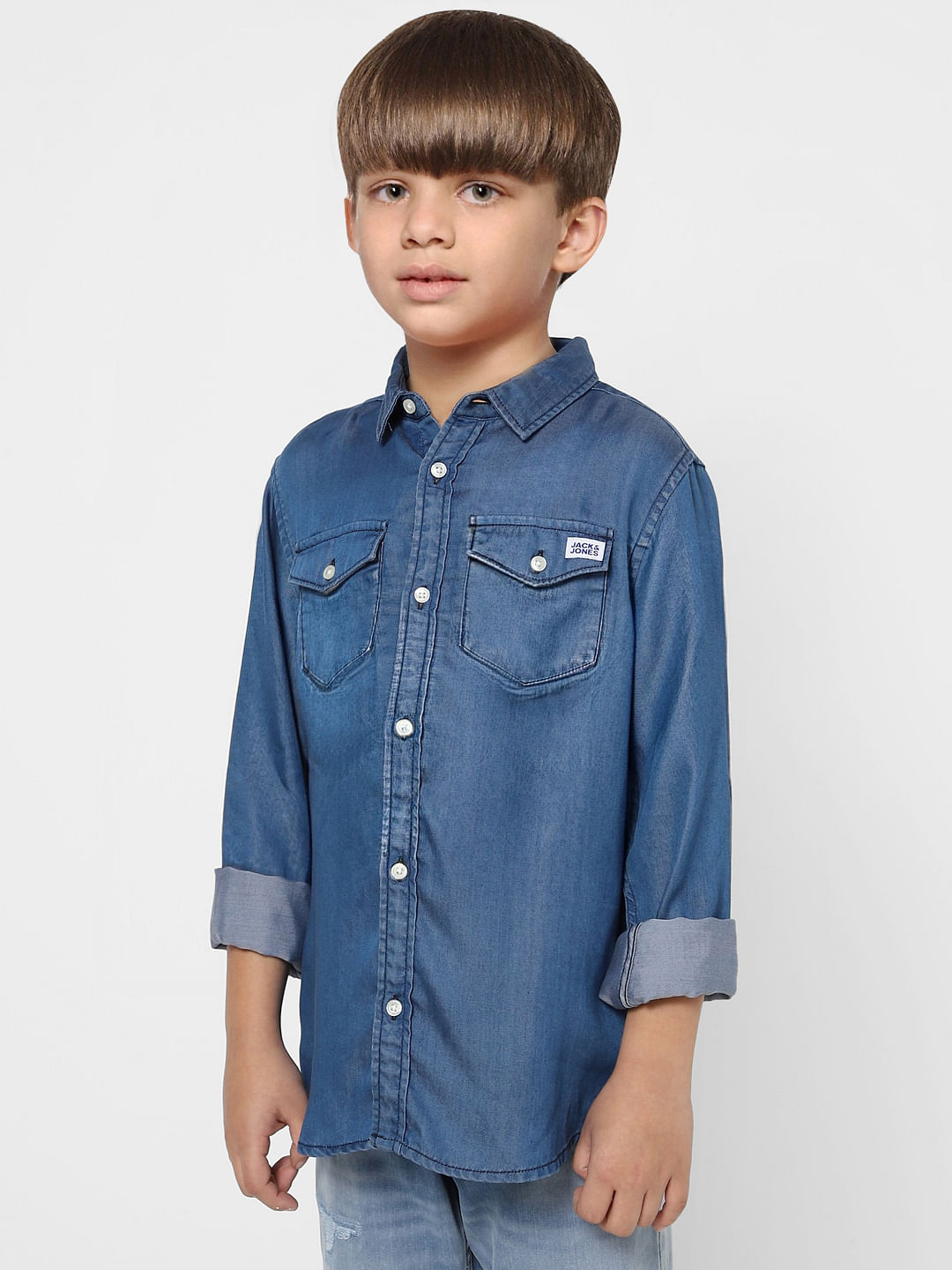 Codaisy Blue Denim Shirt (S) Full Sleeve : Amazon.in: Fashion