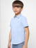 Boys Light Blue Half Sleeves Shirt_393921+2
