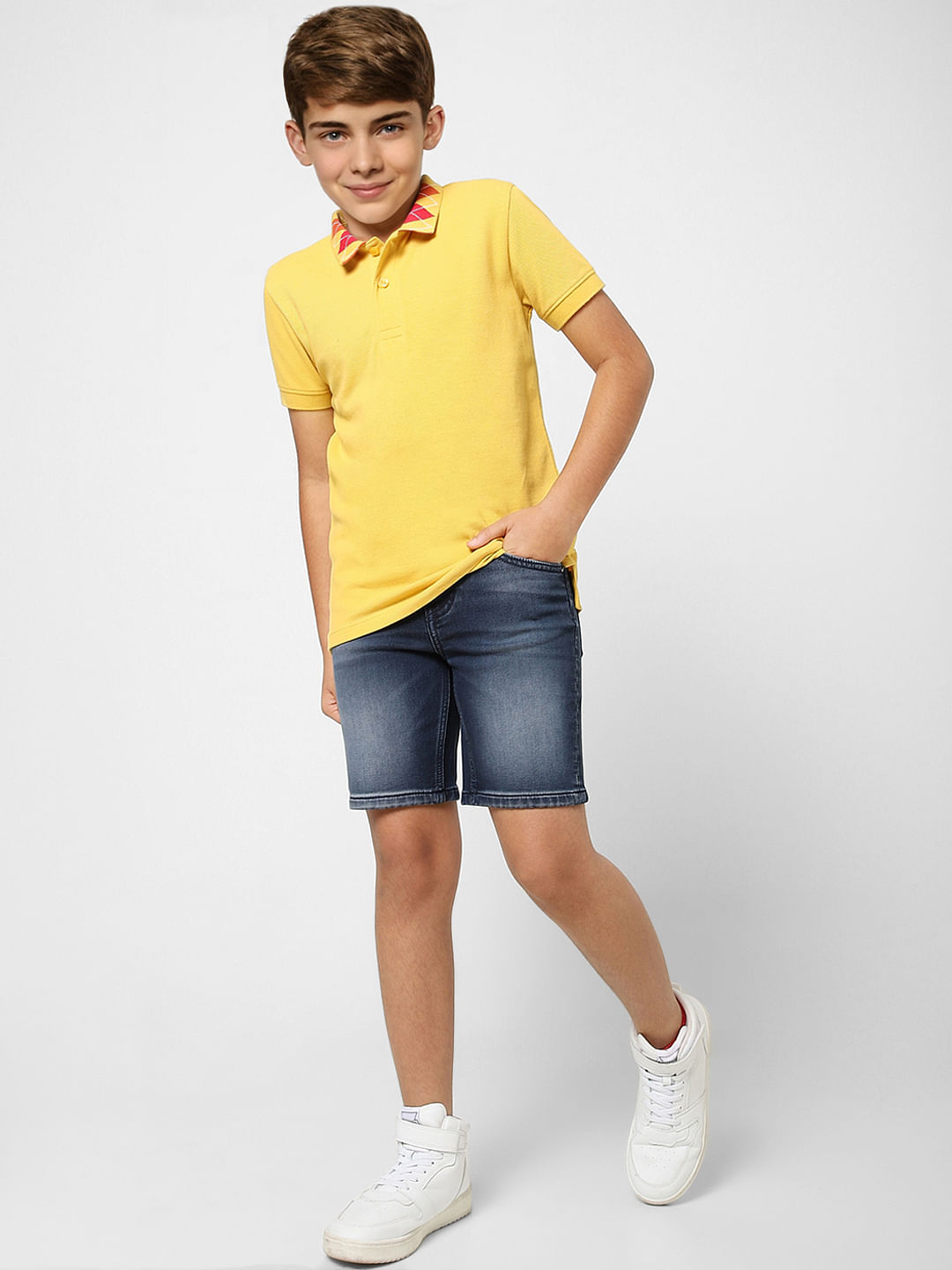 Billieblush Sequin Yellow Denim Shorts – Retro Designer Wear