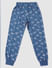 Boys Blue Printed T-shirt & Pyjama Night Suit Set_393905+2