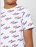 Boys White Logo Graphic Print Crew Neck T-shirt_393947+5