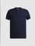 Dark Blue Henley T-shirt_408860+7
