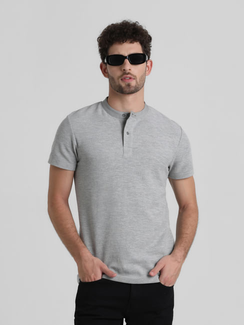 Grey Henley T-shirt