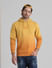 Yellow Ombre Logo Print Sweatshirt_408864+1