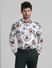 White Floral Print Full Sleeves Shirt_408882+2