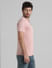 Pink Jacquard Knitted Polo_408887+3
