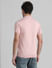 Pink Jacquard Knitted Polo_408887+4