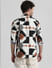 White Abstract Print Full Sleeves Shirt_408892+4