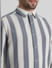 White Yard Dyed Striped Shirt_408893+5