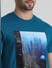 Blue Graphic Print T-shirt_408904+5