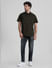 Green Cut & Sew Short Sleeves Shirt_408913+6