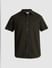 Green Cut & Sew Short Sleeves Shirt_408913+7