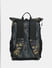 Olive Camo Print Roll-Top Backpack_414207+3