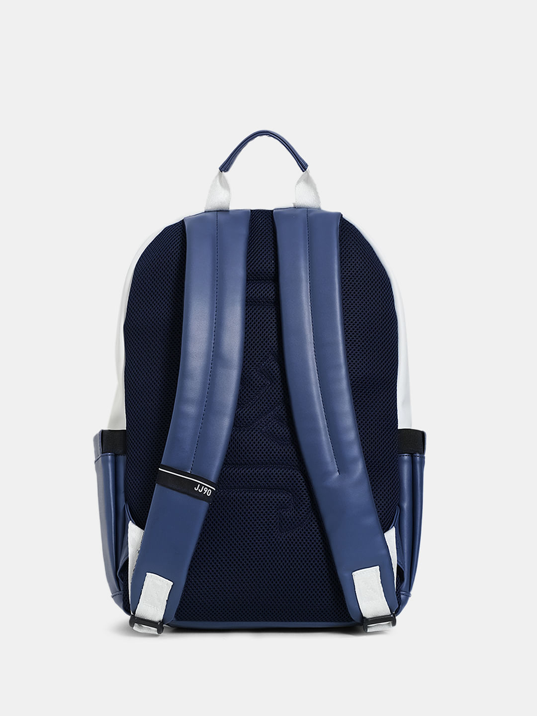 Croco Pattern Semi-Glossy Backpack - White – Mumuso